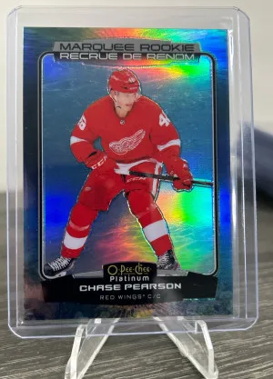 2022-23 OPC Play Chase Pearson Aquamarine Rookie /149 front