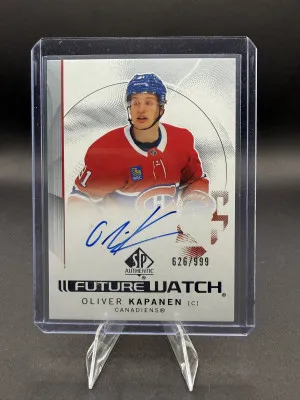 Oliver Kapanen Future Watch Auto SP Authentic 2024-25 front