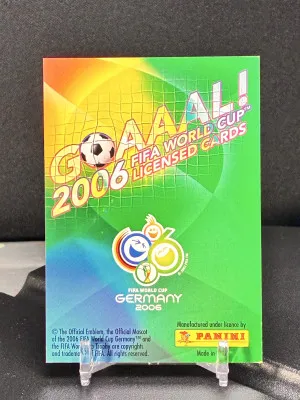 2006 Panini Goaaal World Cup Lionel Messi back
