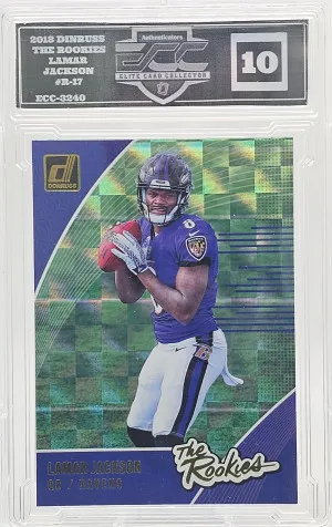 2018 Donruss Lamar Jackson The Rookies front