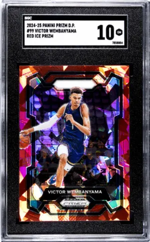 2024-25 Panini Prizm D.P. Victor Wembanyama SGC 10 front