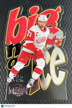 2021 Skybox SkyBox Metal Universe Dylan Larkin #BM-7 Big Man on Ice Insert front