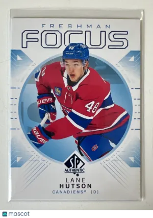 2024-25 SP Authentic Freshman Focus Lane Hutson Rookie front