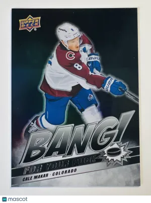 2024 Upper Deck Black Parallel Cale Makar front
