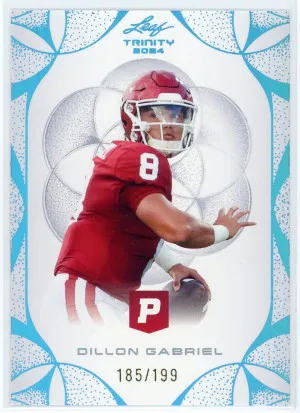 2024 Leaf Trinity Pristine #28 Dillon Gabriel 185/199 front