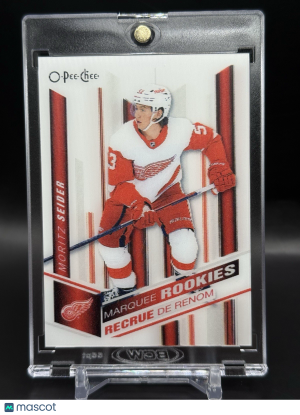 2021-22 O-Pee-Chee Moritz Seider Marquee Rookies 3D SSP RC front