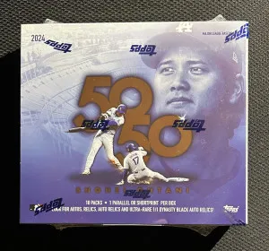 SHOHEI OHTANI 2024 Topps 50/50 Hobby Box Factory Sealed front