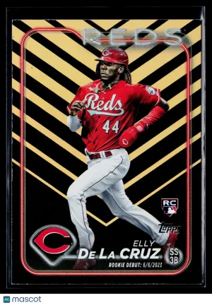 2024 Topps Update Series Elly De La Cruz #US350 Holiday Halloween Foil RC front