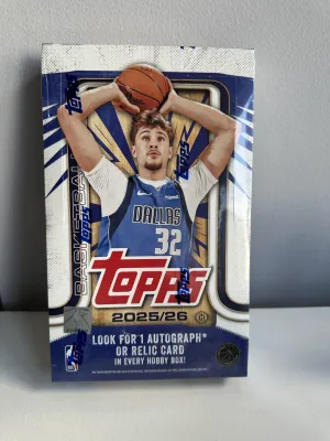 2025-26 Topps Basketball Hobby Box (Sealed & Officially Licensed!) front