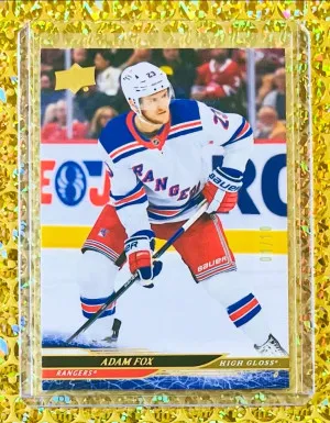 2024-25 Upper Deck #589 Adam Fox High Gloss /10 FOTL front