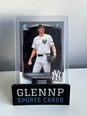 2025 Bowman Chrome Cam Schlittler front