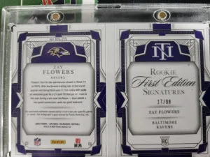Zay Flowers RPA booklet back