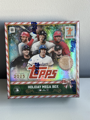2025 Topps Holiday Mega Box (Sealed) front
