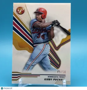 Kirby Puckett 2024 Topps Pristine Gold #166 43/50 front
