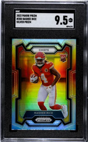 2023 Panini Prizm Rashee Rice SGC 9.5 front