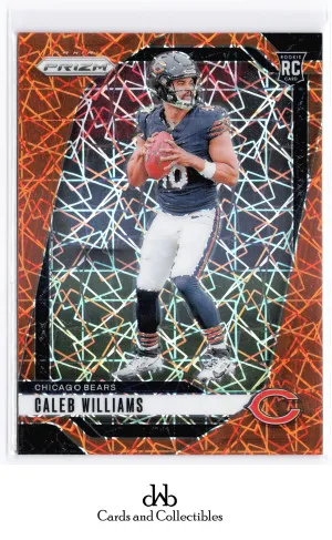 2024 Panini Prizm #301 Caleb Williams Lazer Rookie front
