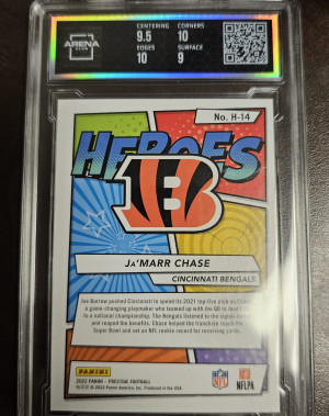 2022 Prestige Heroes Ja'Marr Chase back