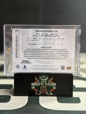 Jonathan Lekkerimäki Premier RPA 99/99 back