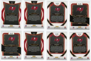 2024 Select Shock Buccaneers Lot of 8 Cards back