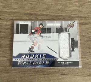 2020-21 UD Rookie Materials Jersey Brady Tkachuk front