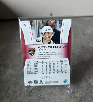 2022-23 UD Trilogy Base Red /149 Matthew Tkachuk back