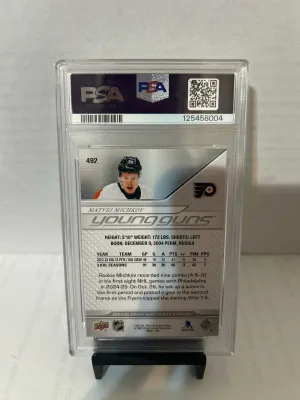 2024-25 Upper Deck Matvei Michkov 🔥PSA 10🔥#492 back