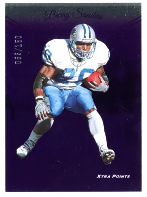 2024 Prestige #104 Barry Sanders Xtra Points Purple 55/150 front