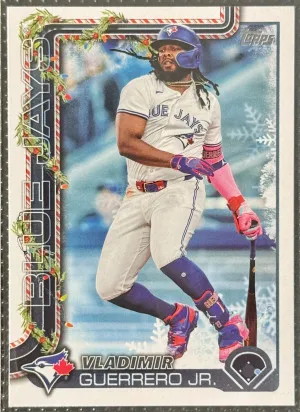 2025 Topps Holiday Vladimir Guerrero Jr #H66 - Toronto Blue Jays front