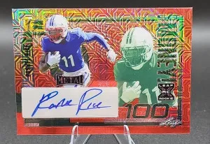 2023 Leaf Metal Rashee Rice Rookie Auto So Money 2/2 front
