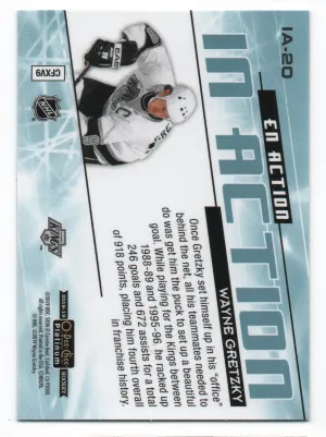 2018-19 O-Pee-Chee Platinum In Action #IA-20 Wayne Gretzky back