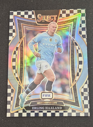 2024-2025 Select Fifa Soccer Erling Holland Checkerboard front