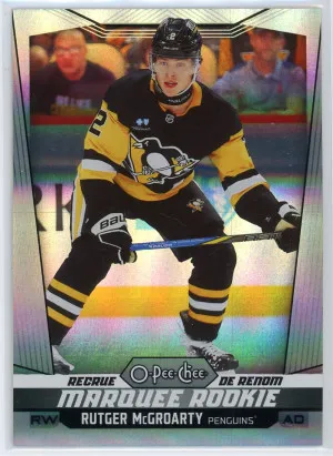 2024-25 O-Pee-Chee #563 Rutger McGroarty Rookie Rainbow 204/350 front