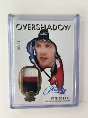 2019 UPPER DECK THE CUP Patrick Kane OVERSHADOW PATCH AUTO /10 front