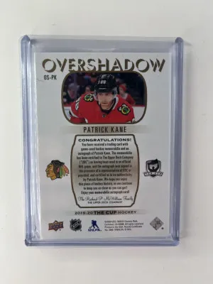 2019 UPPER DECK THE CUP Patrick Kane OVERSHADOW PATCH AUTO /10 back