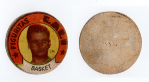 Figuritas Lali # 276 Basketball Disc back