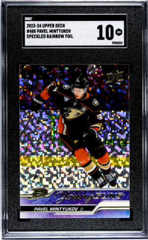 2023-24 Upper Deck Pavel Mintyukov SGC 10 front