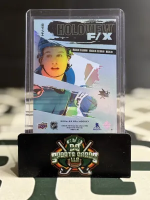 Macklin Celebrini Holoview FX back