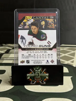 Dylan Guenther Young Guns Canvas back