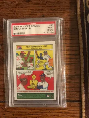 2003 Bazooka Comics Ken Griffey Jr. front