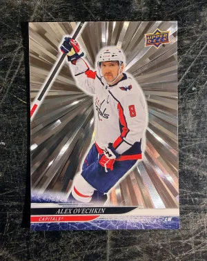 Alexander Ovechkin 2025 UD Silver Outburst front
