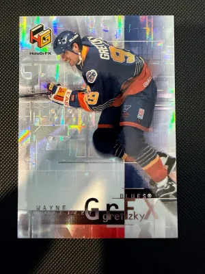 1999-2000 UD HoloGrFX Wayne Gretzky front