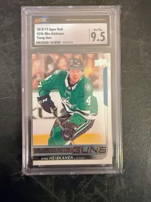 2018 Miro Heiskanen Young Guns front