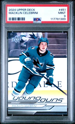 2024 Upper Deck Macklin Celebrini front