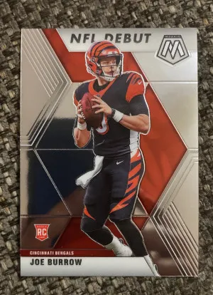 Joe Burrow Mosaic Rookie front