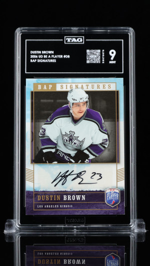 Dustin Brown 2006 Upper Deck Be A Player Bap Signatures #Db front