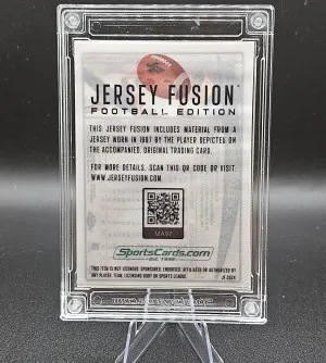 Topps Chrome Jersey Fusion Marcus Allen 5/25 back