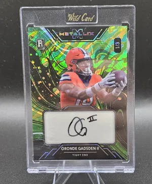 2025 Wild Card Oronde Gadsden RC Green Wave 1/3 front