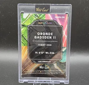 2025 Wild Card Oronde Gadsden RC Green Wave 1/3 back