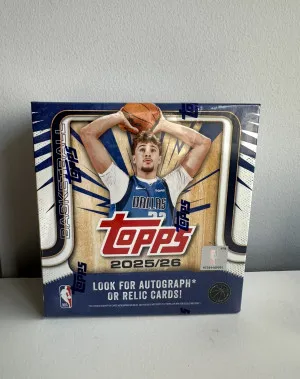 2025-26 Topps Basketball Mega Box (Sealed and Officially Licensed) front