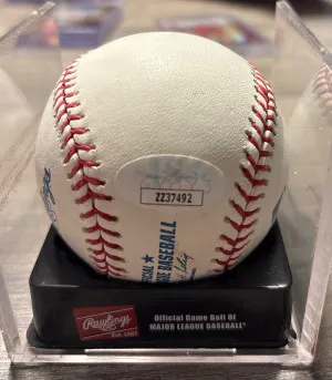 Albert Pujols Autographed Baseball JSA Authenticated back